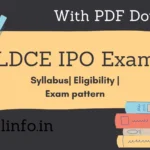 ldce ipo exam Syllabus