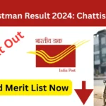Postman Recruitment results 2024 Chattisgarh Circle