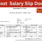 India Post Employee Salary Slip