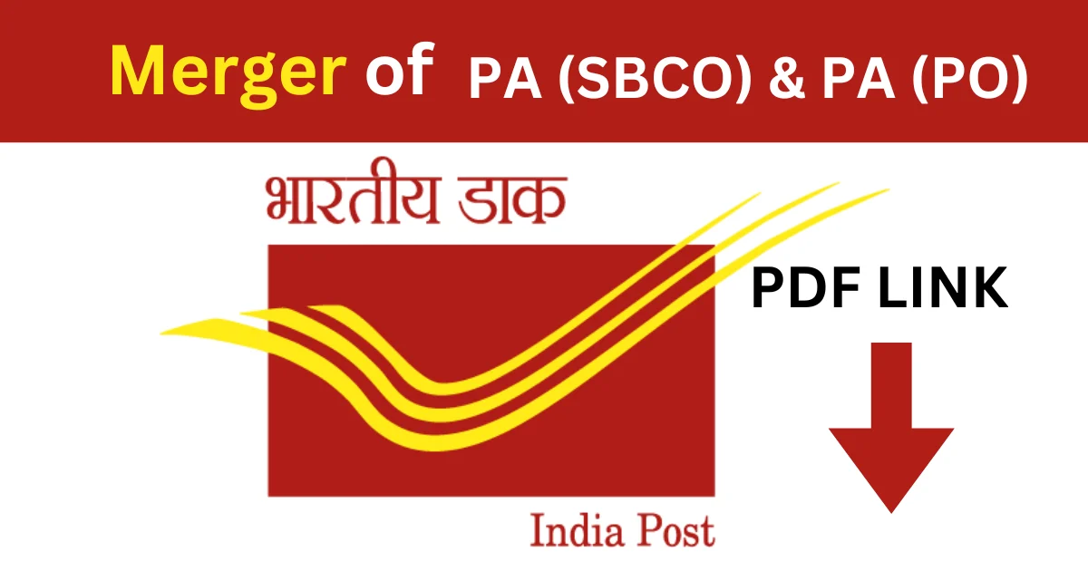 merger of PA SBCO and PA PO Cadres