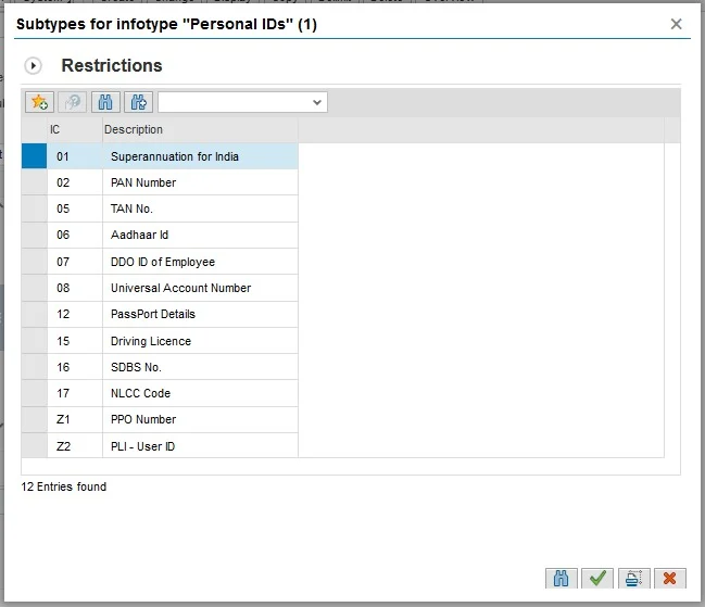 Manage Personal IDs in SAP Using PA30 Infotype 0185