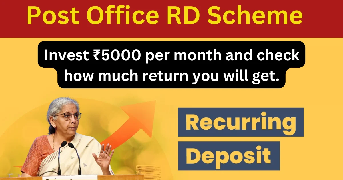 Post Office 5000 per month 5 years