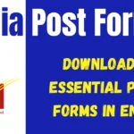 India Post Forms -Download All Postal Forms in English